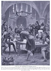 Szene am Morgen des Todes von Wilhelm I., 1920er Jahre